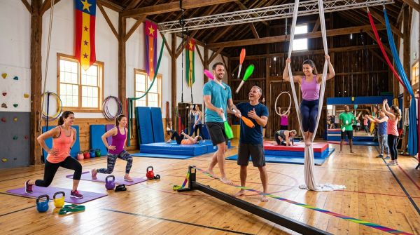 Découvrez le stage sport : alliez fitness et arts du cirque